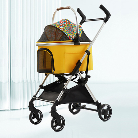 Poussette 3 en 1 pour animaux de compagnie pour des promenades faciles