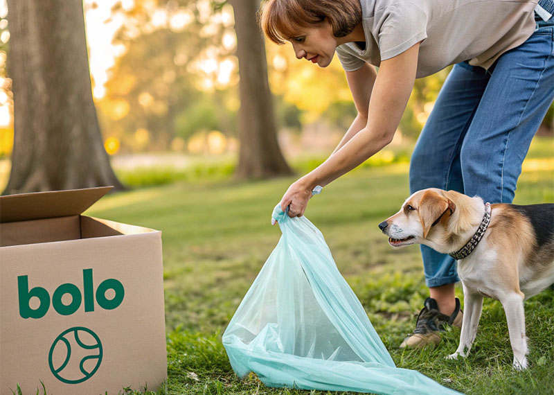 Choisissez les bons sacs à crottes pour chiens, rendant la promenade du chien moins pénible