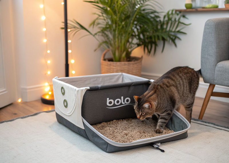 Option portable pour les soins des animaux de compagnie : la litière pliable pour chat est à la pointe de la nouvelle tendance en matière de voyage pour animaux de compagnie