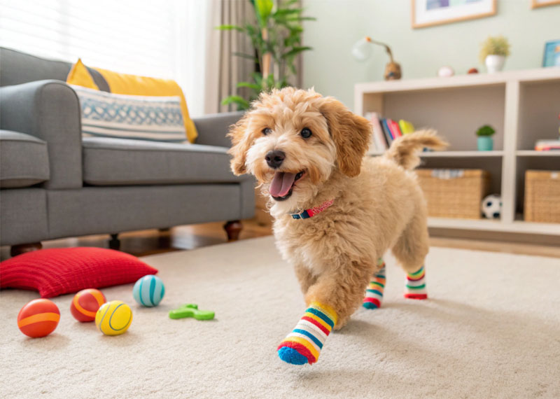 Chaussettes antidérapantes pour animaux : gardez vos compagnons à quatre pattes en sécurité et avec style
