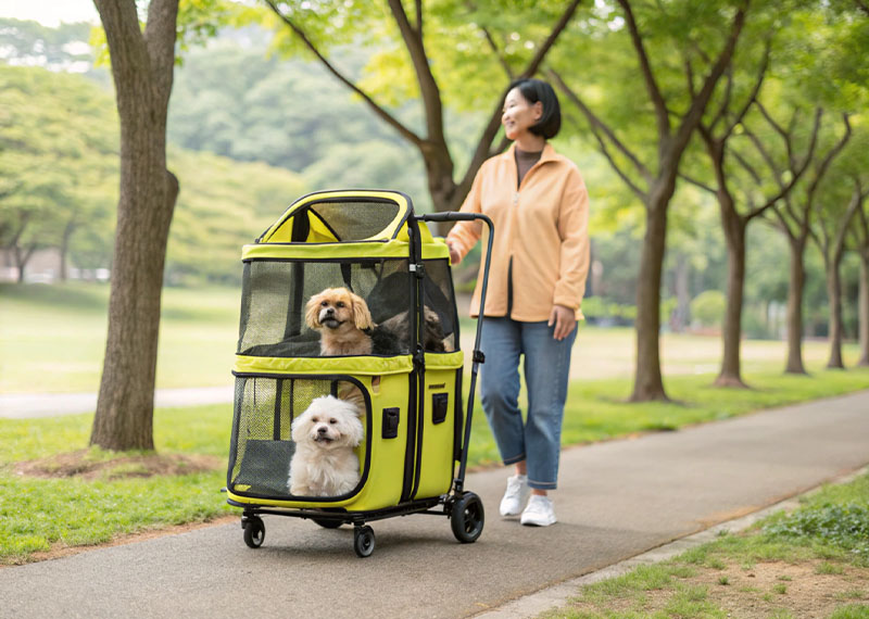 Guide pour choisir une poussette double pour animaux : la compagne de voyage à deux places, pour un confort accru de vos compagnons à quatre pattes