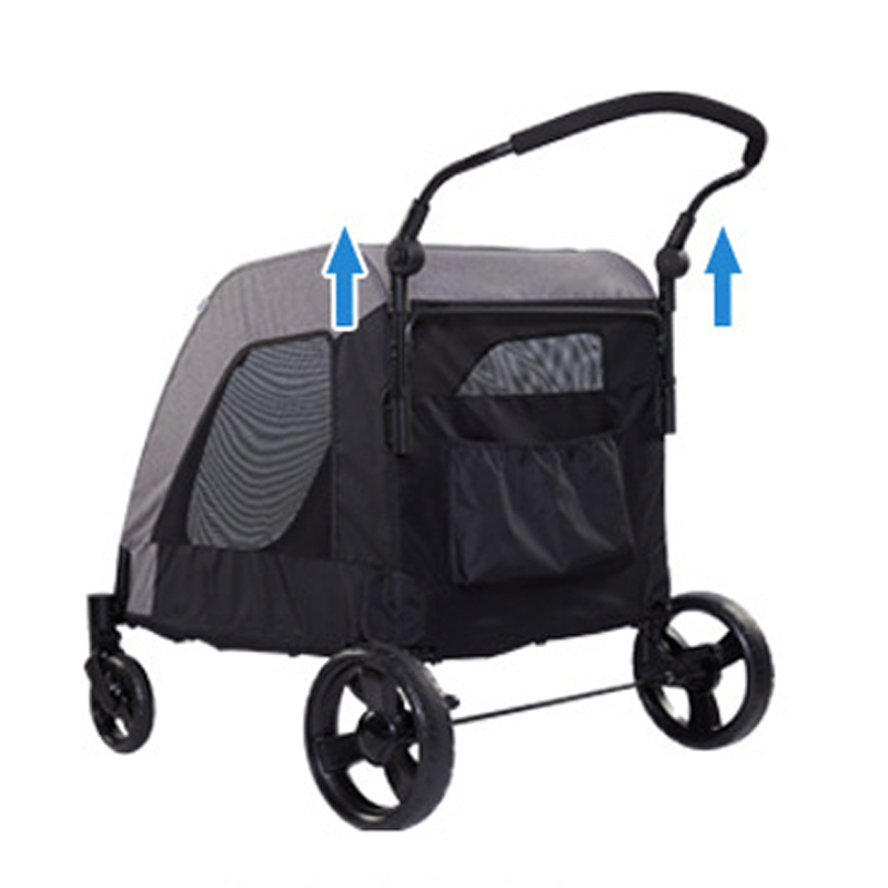 Comfortable Pet Stroller with 20% Increased Capacity