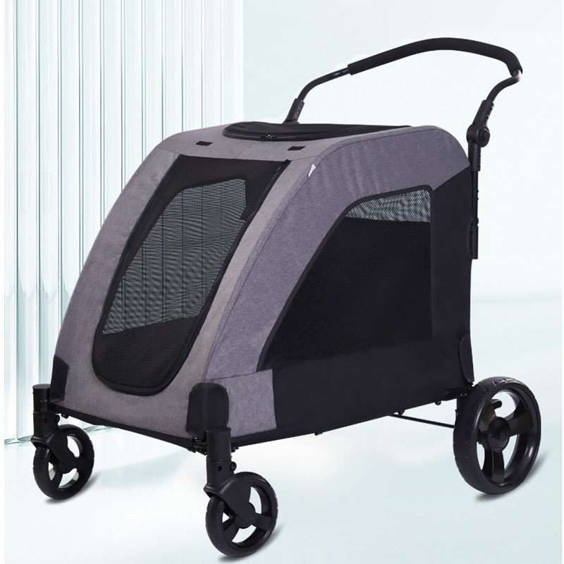 Easy Entry Dog Stroller with Optimal Ground Clearance