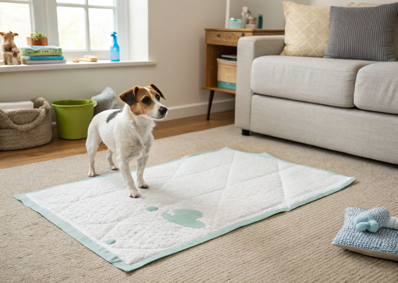 Nouvelle amélioration pour les soins des animaux de compagnie : des tapis absorbants efficaces facilitent la vie des propriétaires d’animaux.