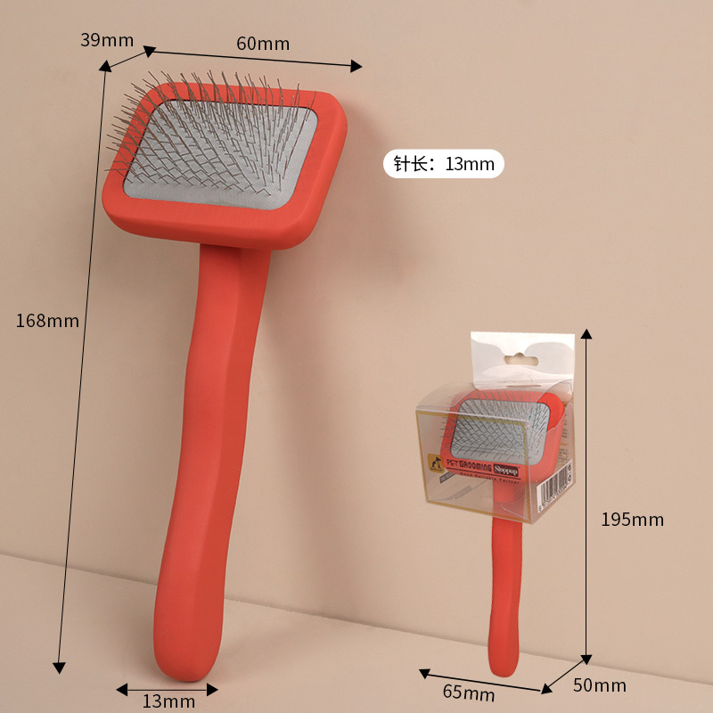 Gentle Self-Cleaning Dog Grooming Brush