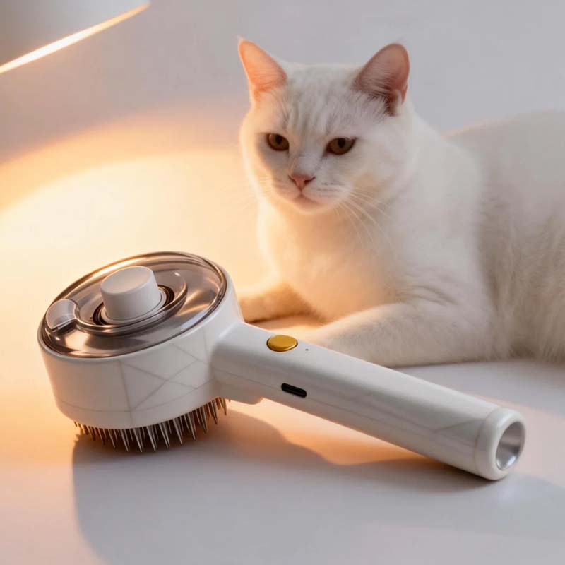 Anti-Slip Handle Grooming Brush