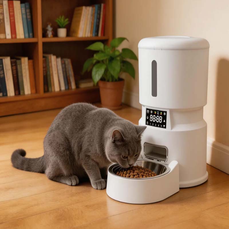programmable automatic pet feeder for home