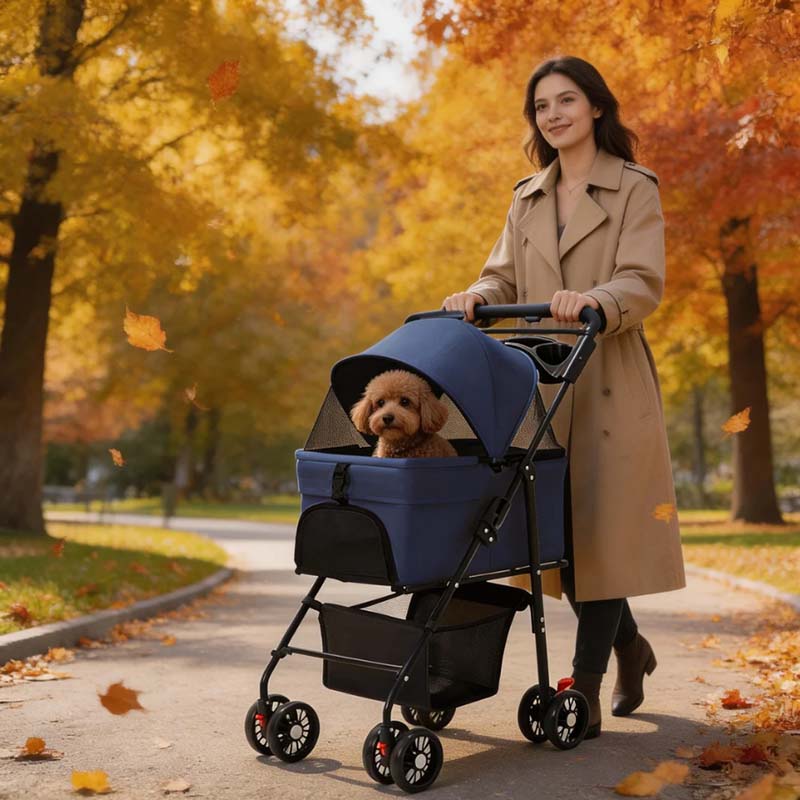 Foldable Pet Stroller Design
