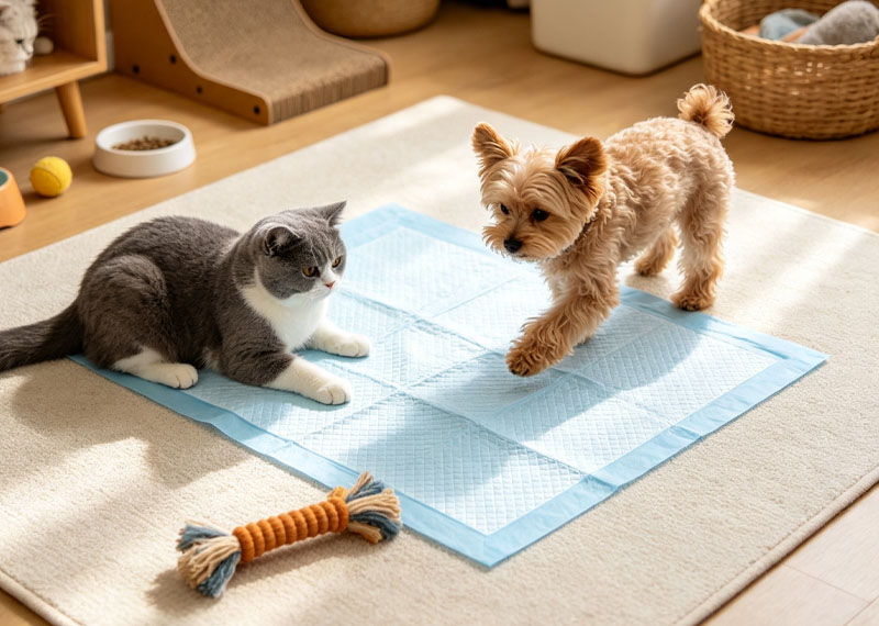 Comparaison du poids des tapis pour animaux : tapis adaptés aux différents marchés